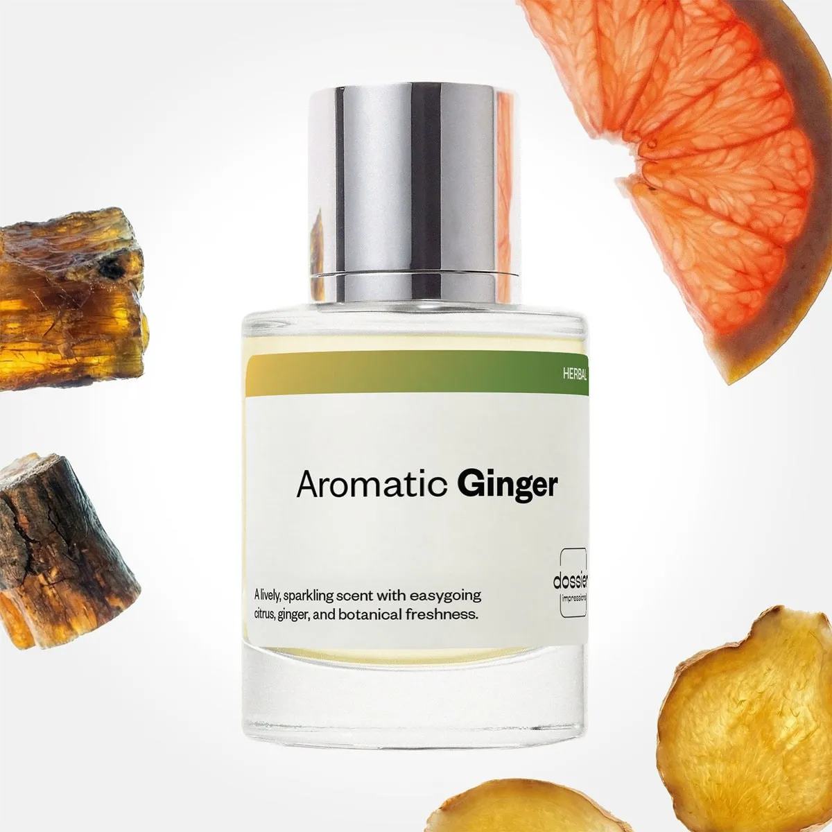 Dossier Aromatic Ginger, the bottle