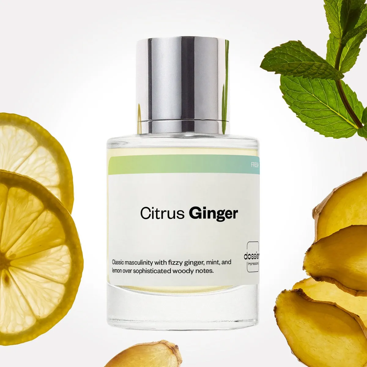 Dossier Citrus Ginger, the bottle