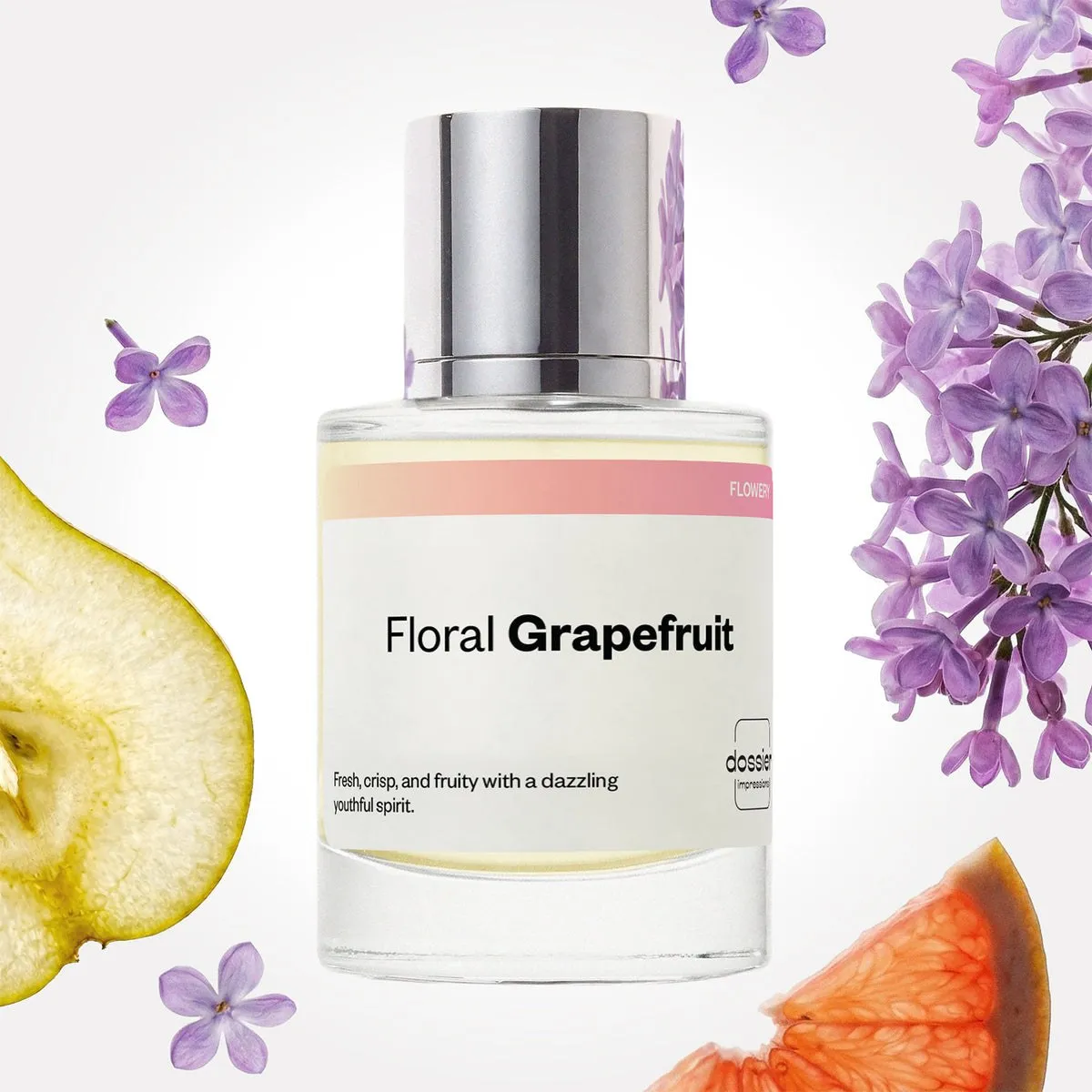 Dossier Floral Grapefruit, the bottle