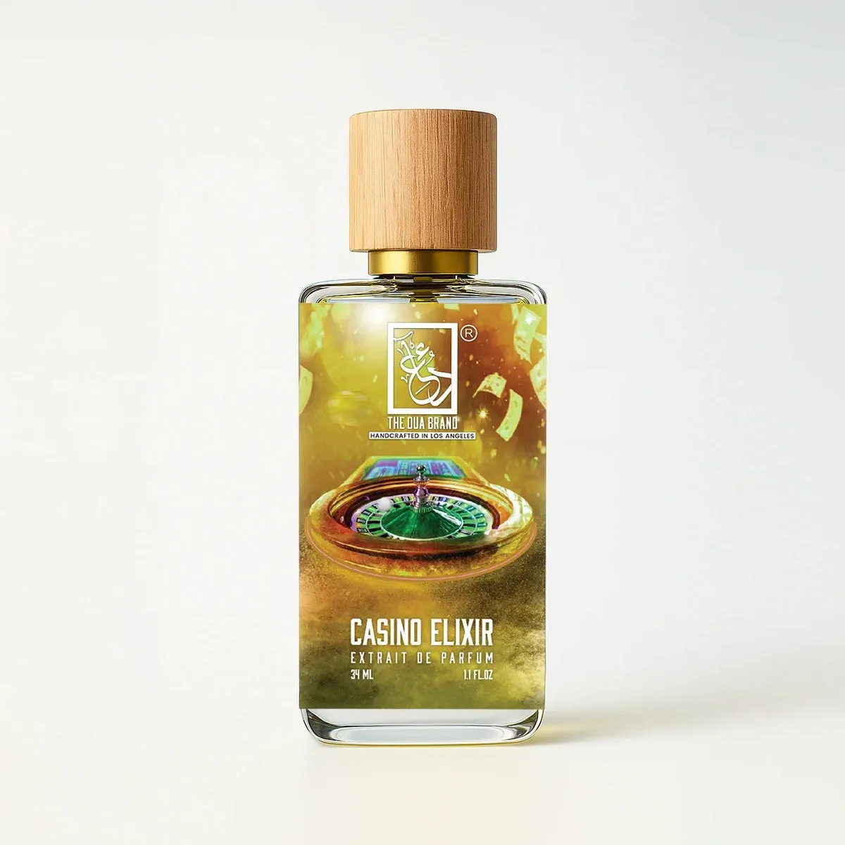 Dua Fragrances Casino Elixir, the bottle