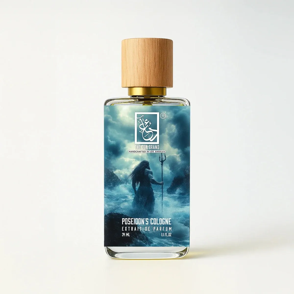 Dua Fragrances Poseidon's Cologne, the bottle